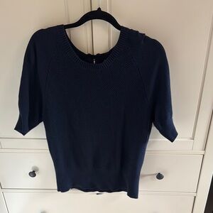 Navy Blue Knit Sweater
